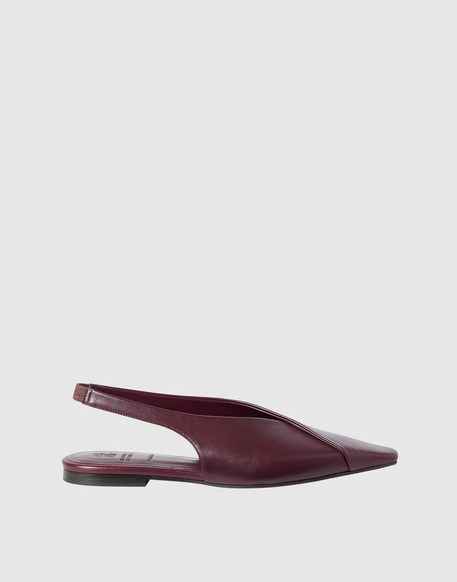 Calfiskin slingback flats - 1