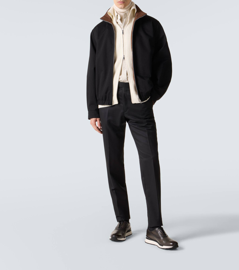 Berluti Fast Track leather sneakers outlook