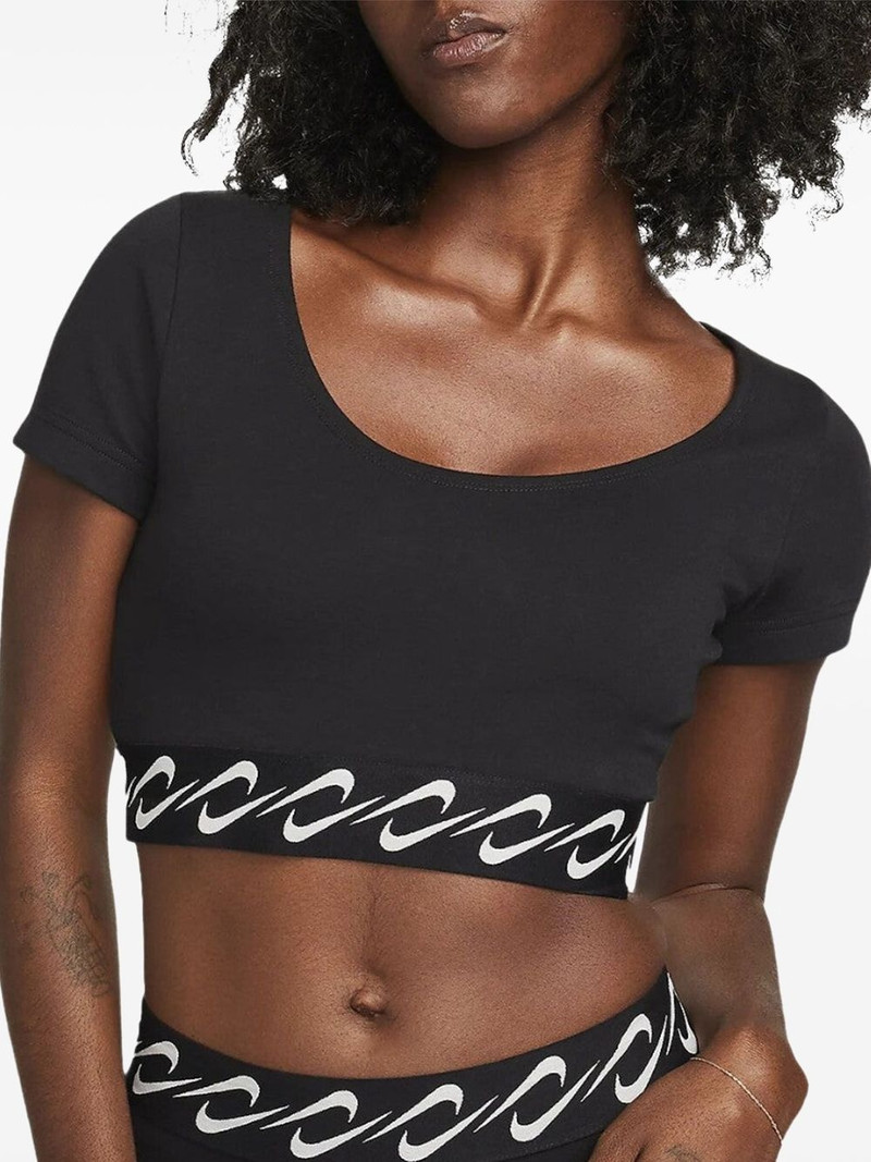 Swoosh "Black/Sail" T-shirt 1