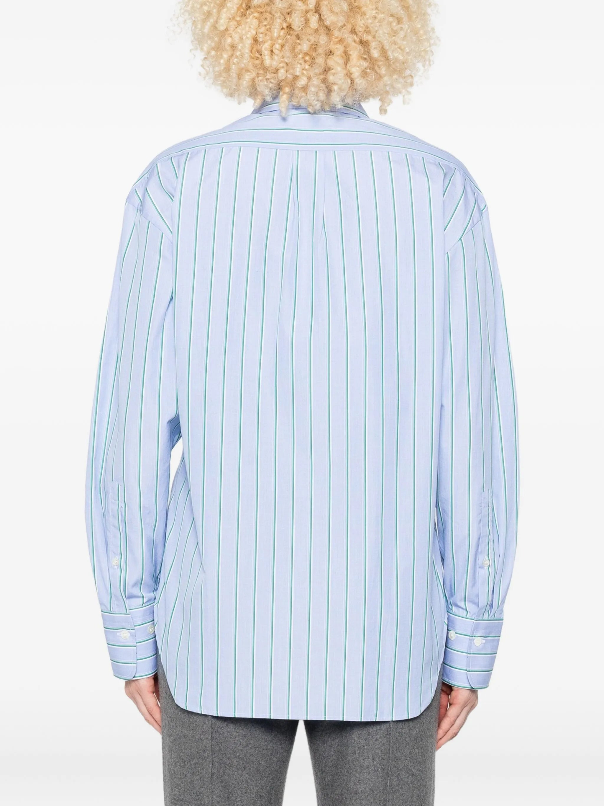 Bite Studios Striped Button-down Shirt - 3
