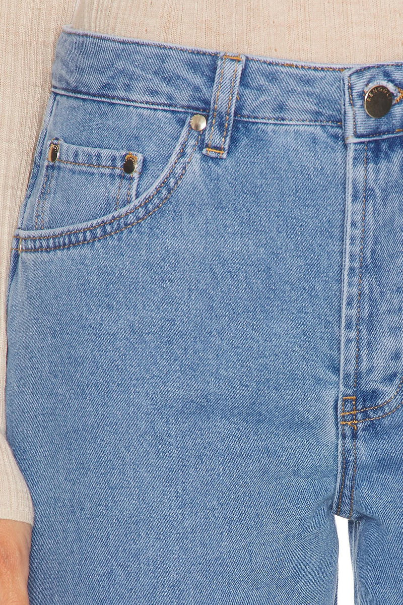 RENGGLI Straight Leg Jeans in Light Wash outlook