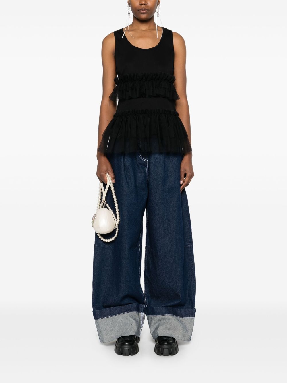 tutu-hem tank top - 2