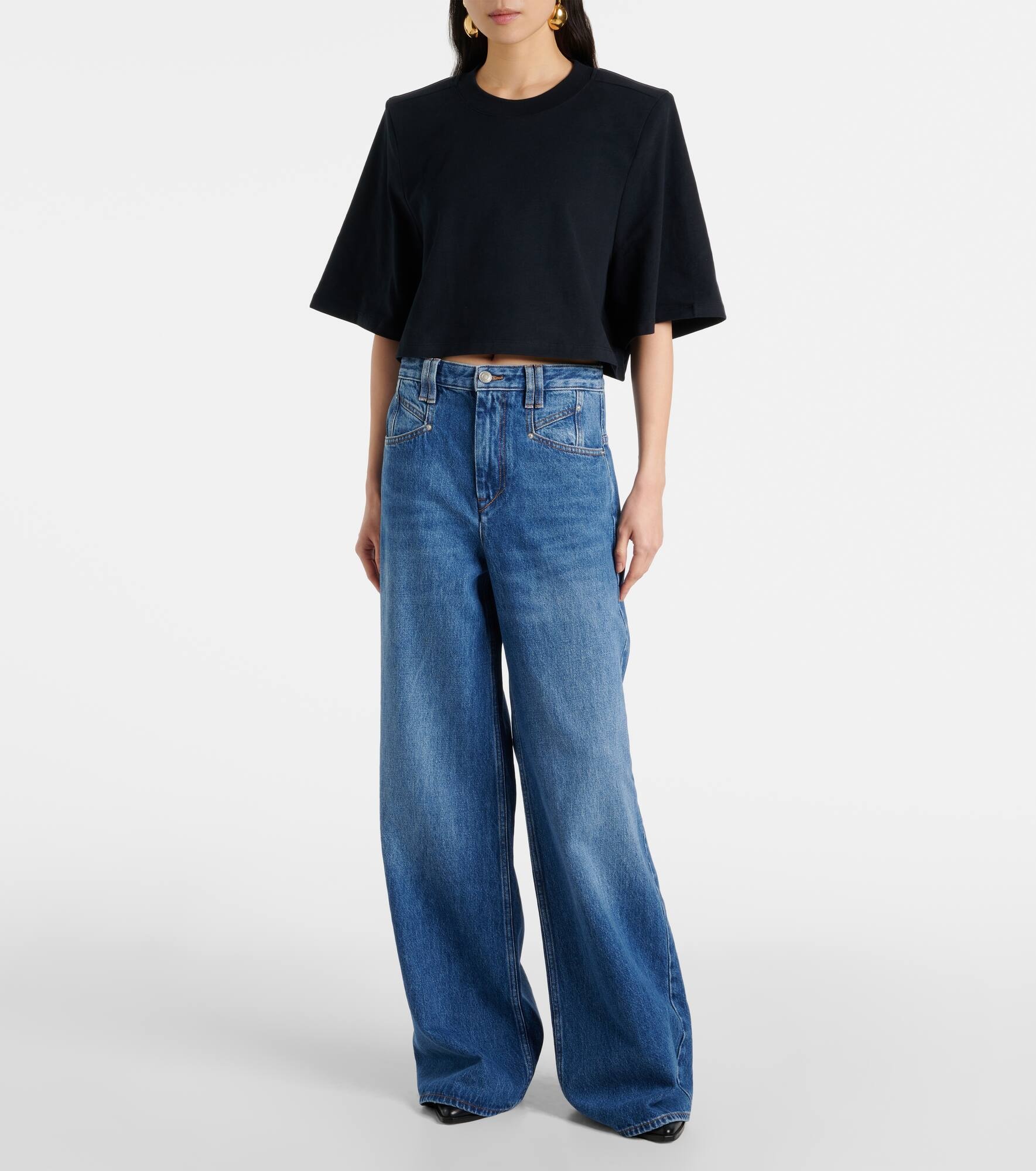Lemony wide-leg jeans - 7