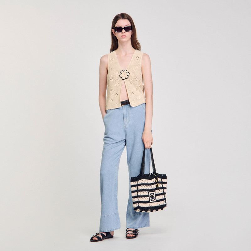 TWO-TONE CROCHET BAG 4