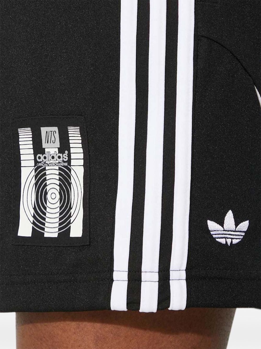 three-stripe panelled shorts - 4