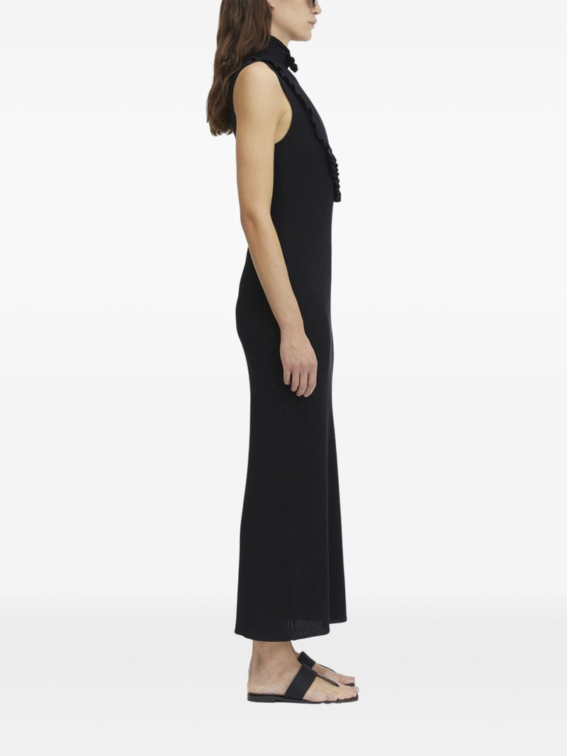 ribbed ruffle maxi dress 3