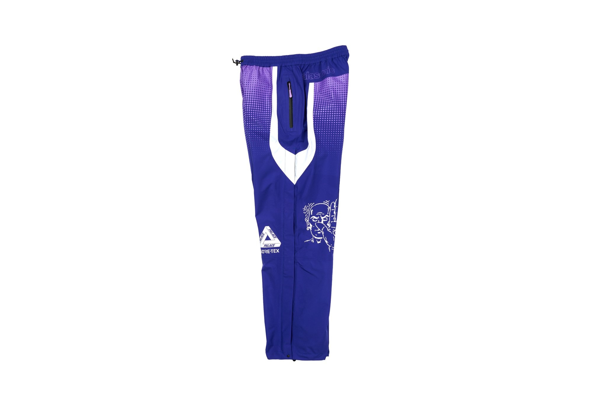 PALACE CANNONDALE MAD BOY GORE-TEX PACLITE PANT BLUE / VIOLET - 4