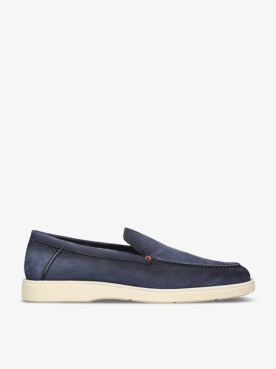 Detroit contrast-sole leather loafers - 1