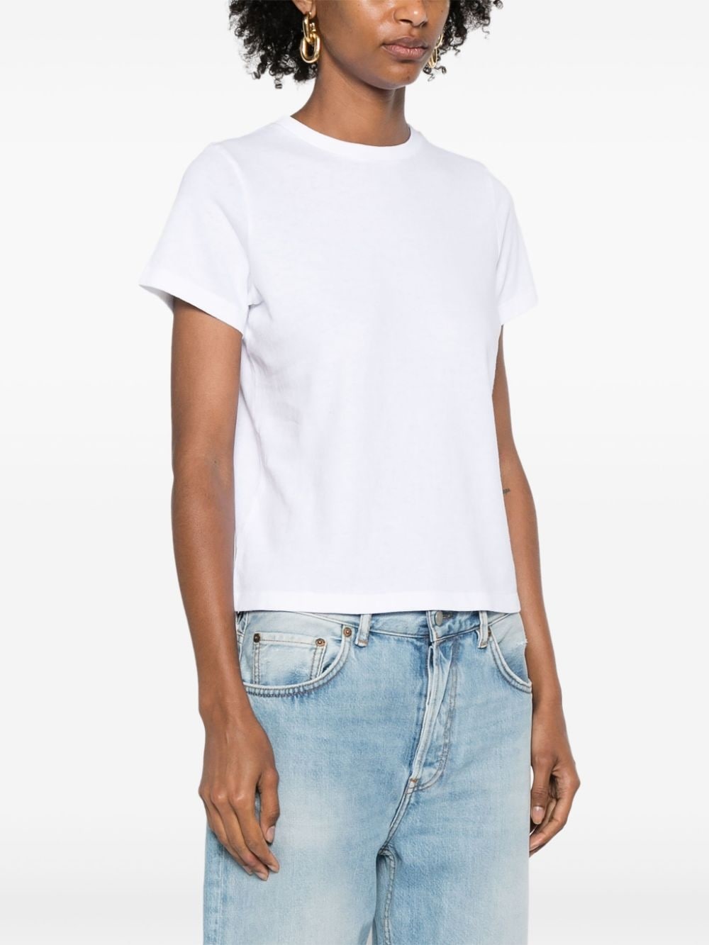 crew-neck cotton T-shirt - 3