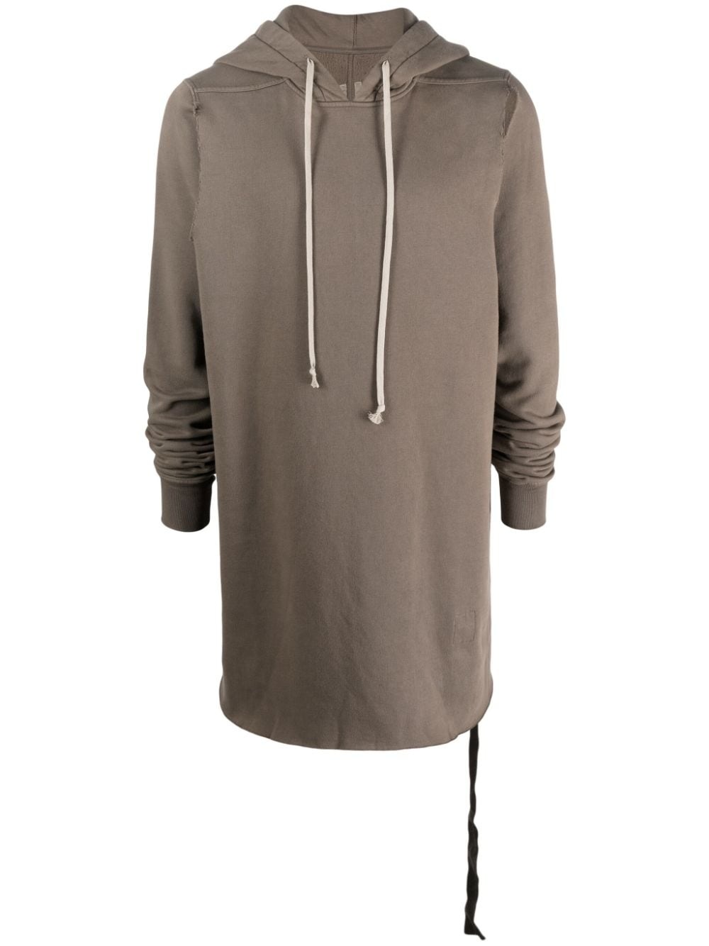 cut-out drawstring hoodie - 1