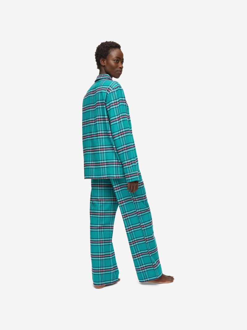 Derek Rose Women's Pyjamas Kelburn 25 Brushed Cotton Multi