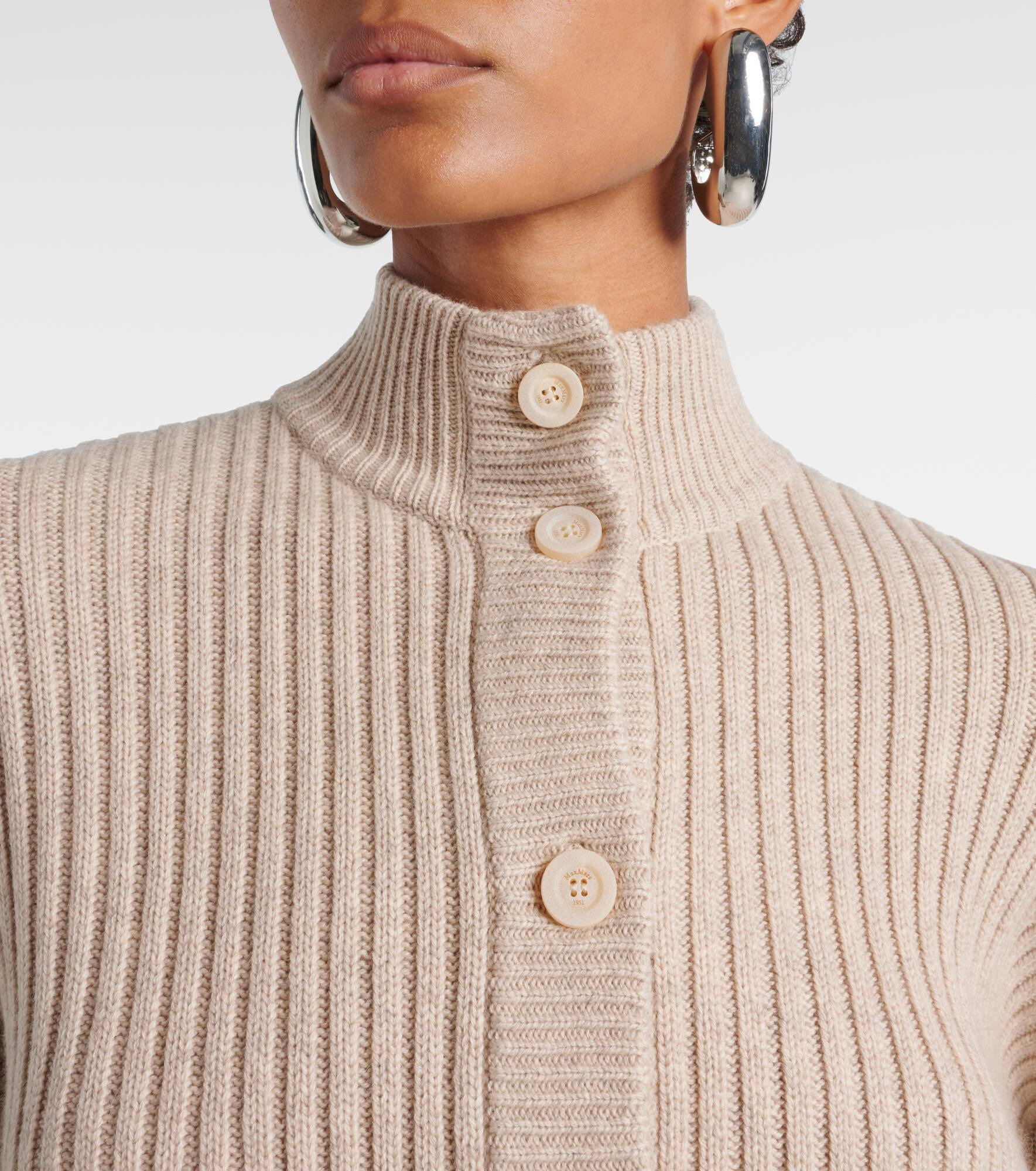 Afelio wool and cashmere cardigan - 4