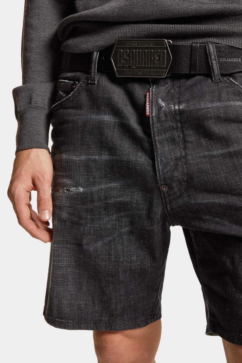EASY DARK WASH MARINE SHORT JEANS - 6