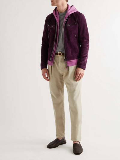 TOM FORD Suede Blouson Jacket outlook