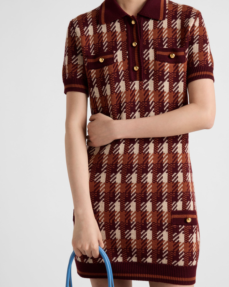 Wool knit mini-dress 3