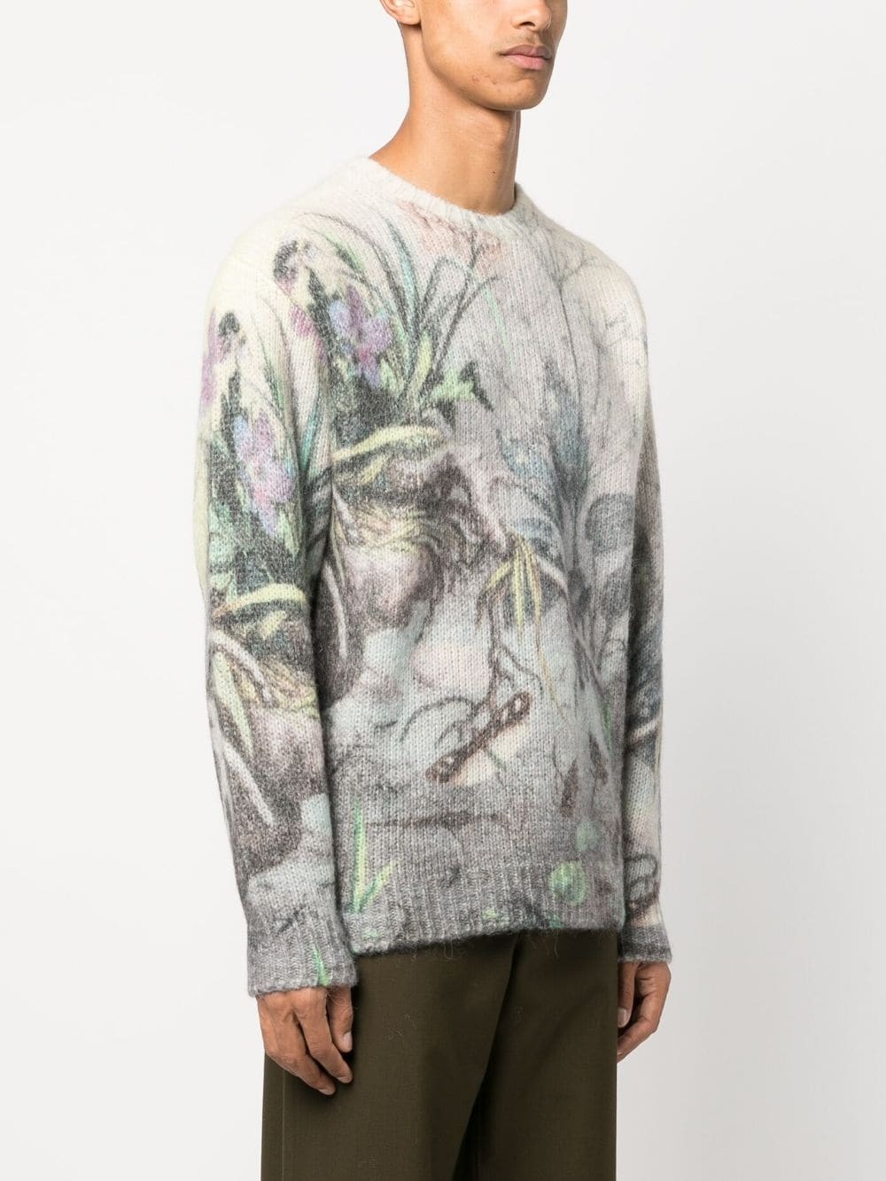 intarsia-knit wool sweatshirt - 3