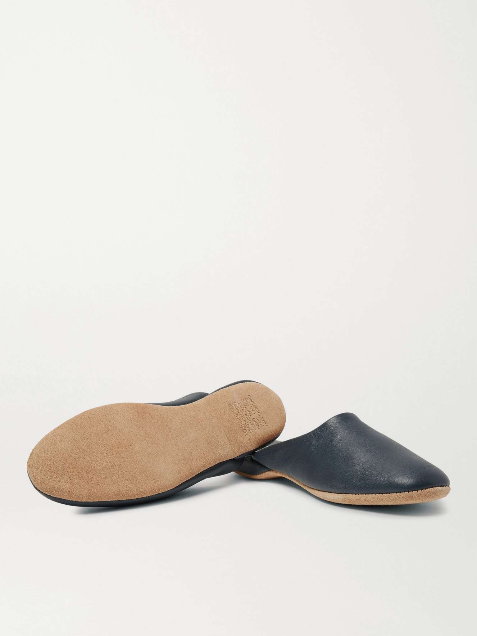 Morgan Leather Slippers - 6