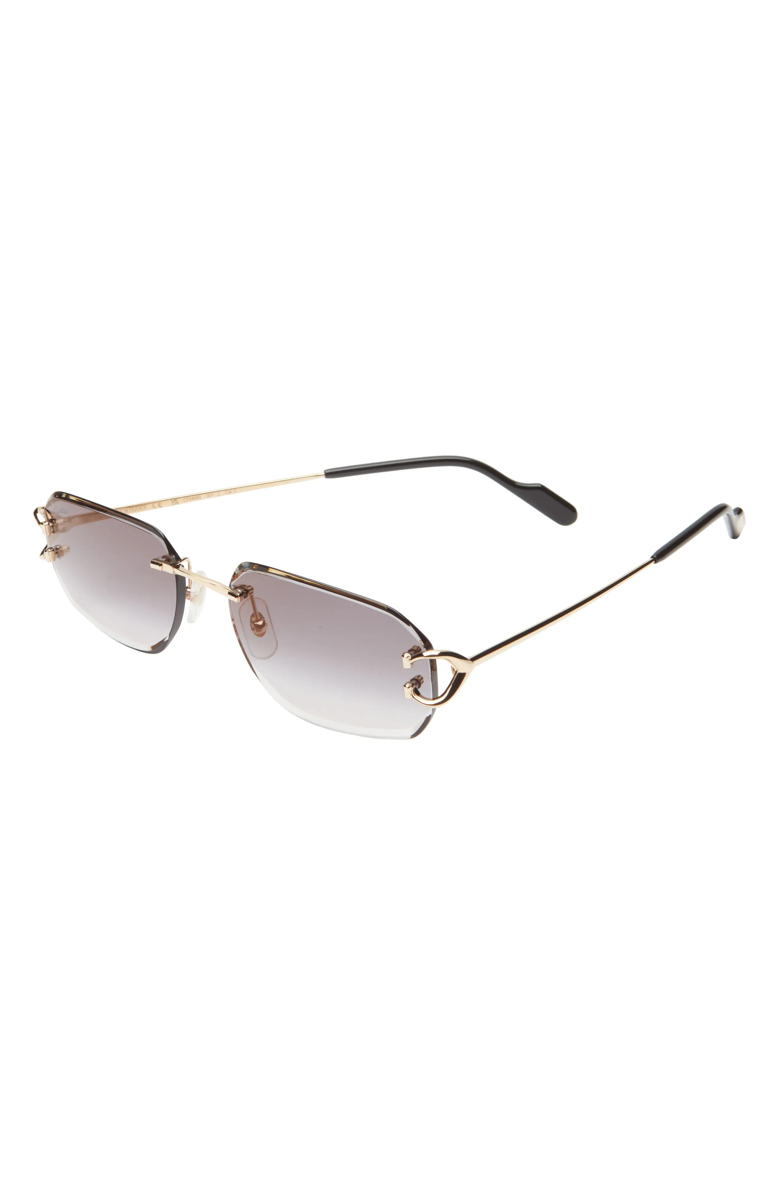 58mm Rectangular Sunglasses - 2