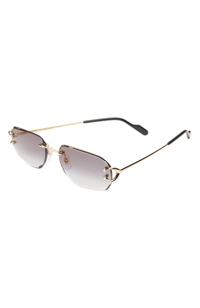 Cartier 58mm Rectangular Sunglasses outlook