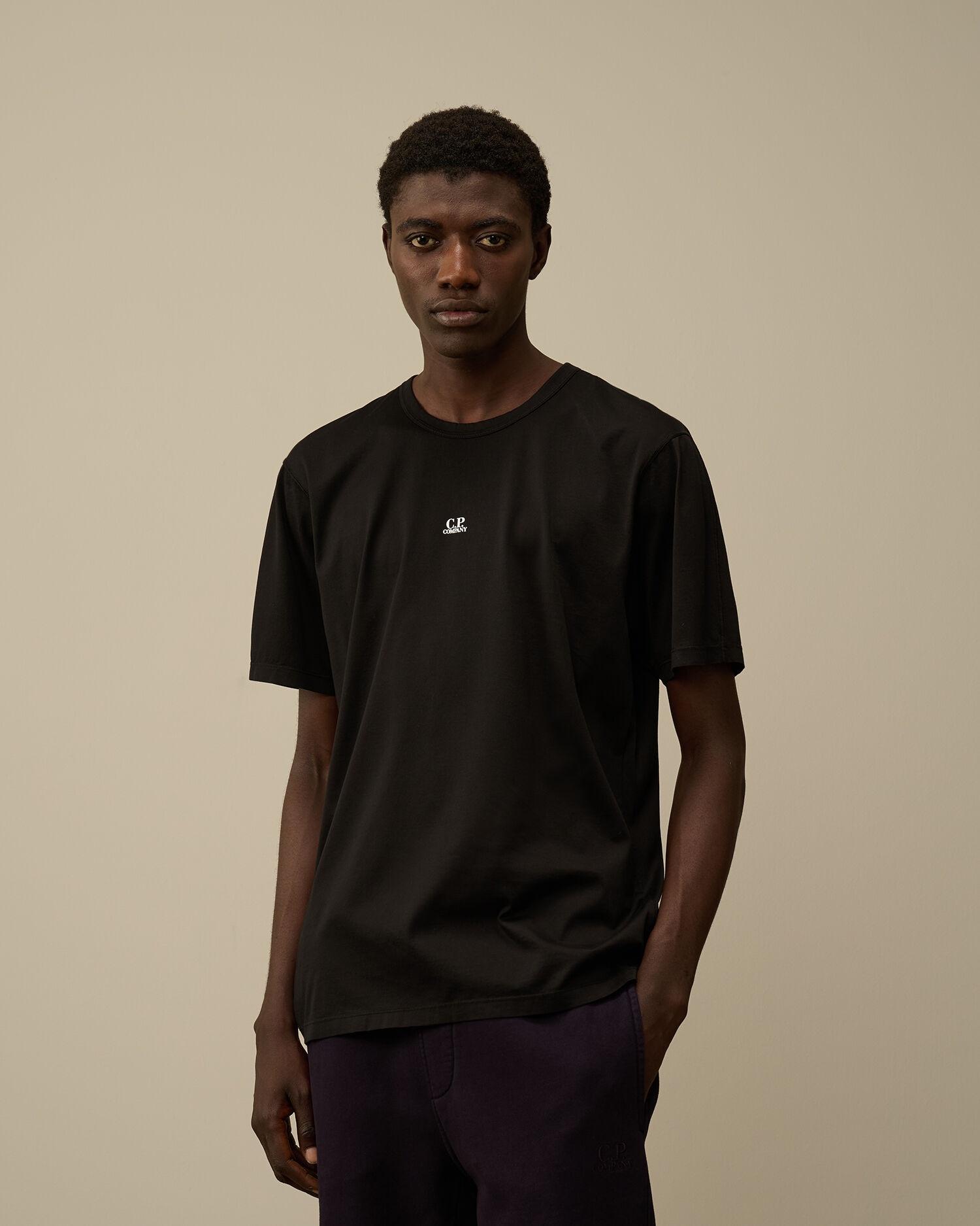 CP COMPANY｜ (70/2 Mercerized Jersey Logo T-Shirt (16CMT C.P. Company Mercerized 70/2 Jersey Gasato Printed Logo T