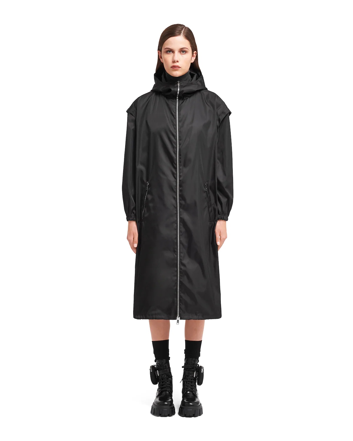 Re-Nylon gabardine parka - 2