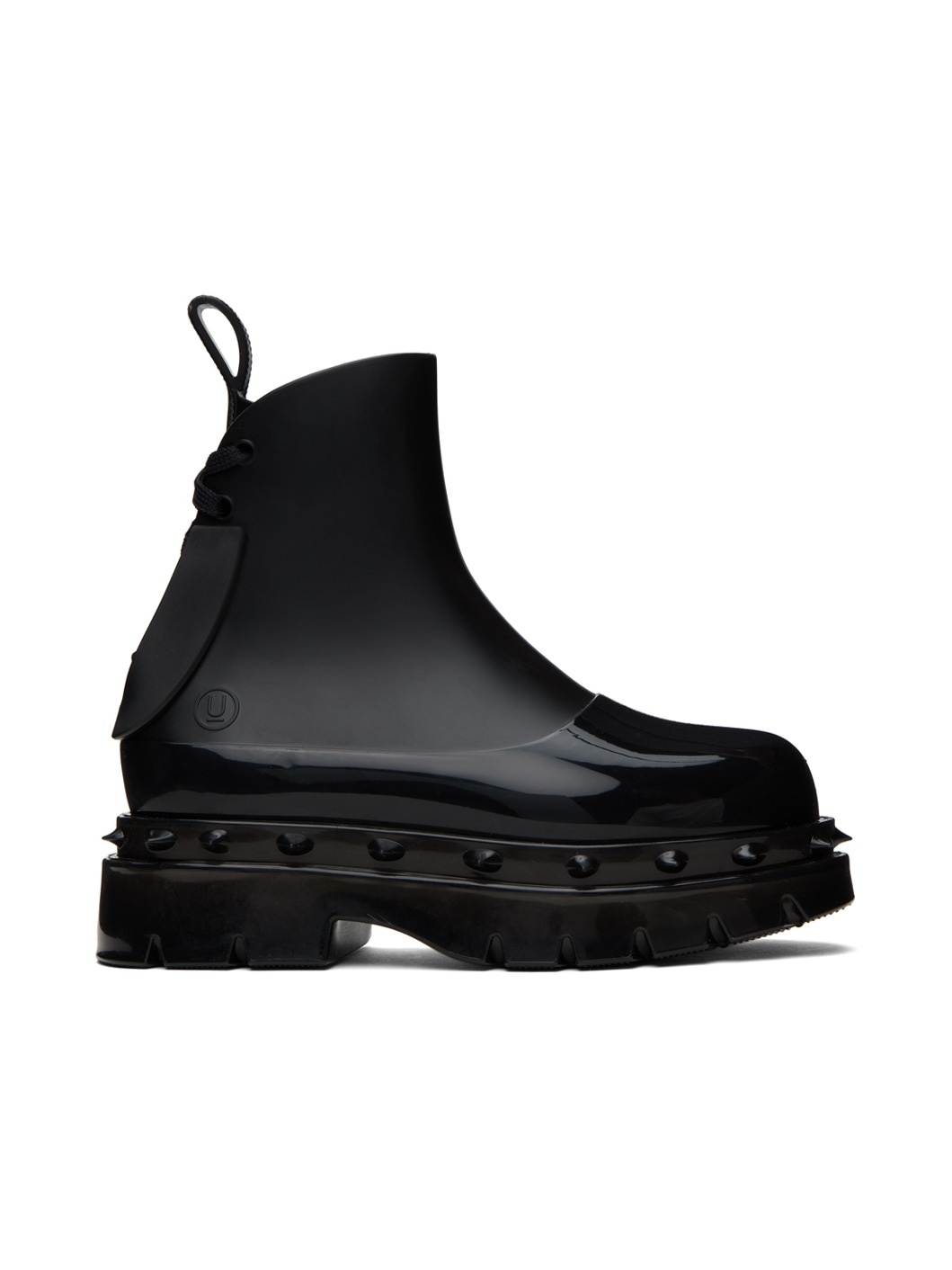 Black Melissa Edition Spikes Boots - 1