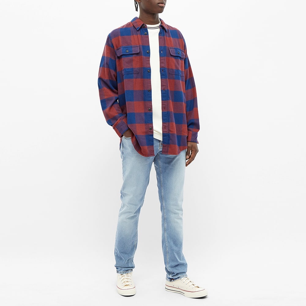 Nudie Gabriel Buffalo 2 Pocket Check Shirt - 5