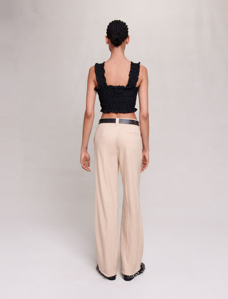 Smocked cropped top 4
