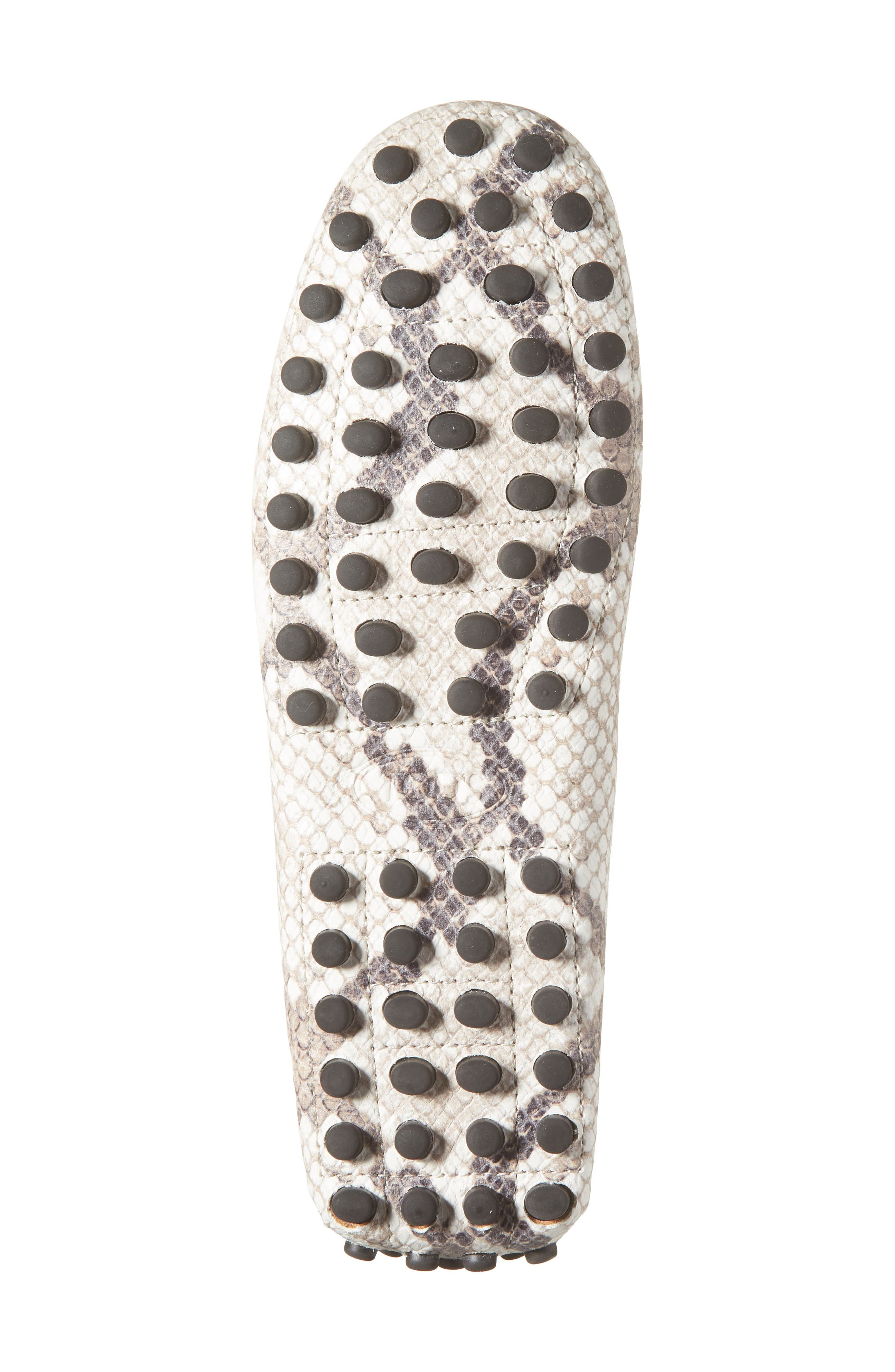 Tod's Gommino Snakeskin Embossed Driving Loafer in Roccia at Nordstrom - 6