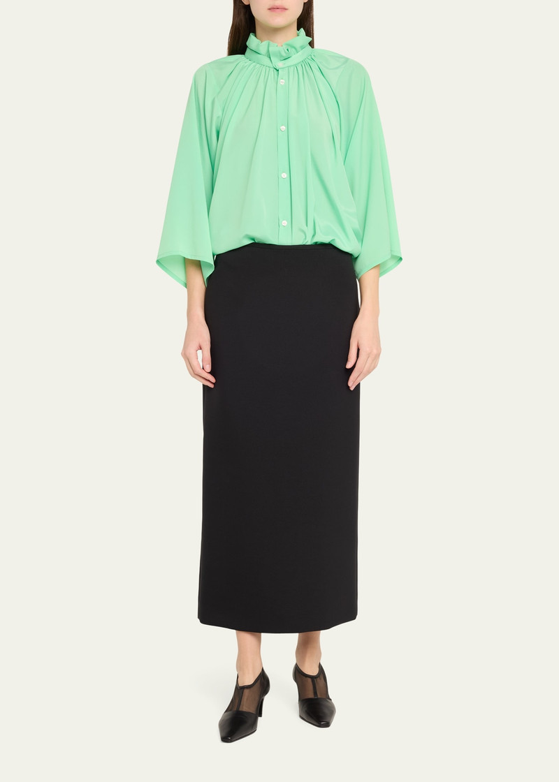 MARIE ADAM-LEENAERDT Ruffled Collar Blouse outlook