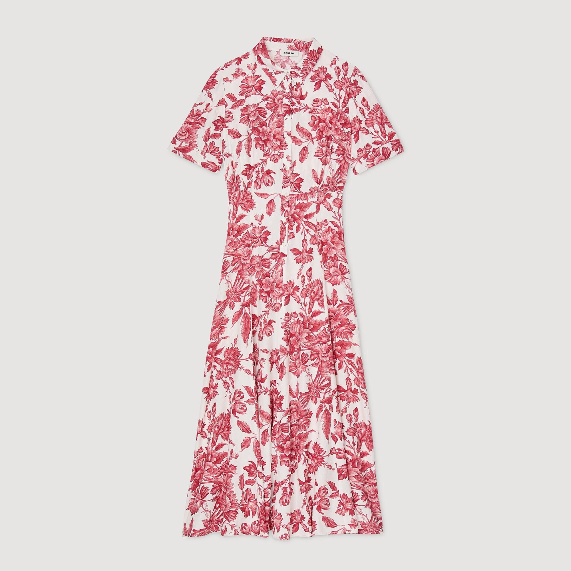 FLORAL PATTERNED MAXI DRESS - 6