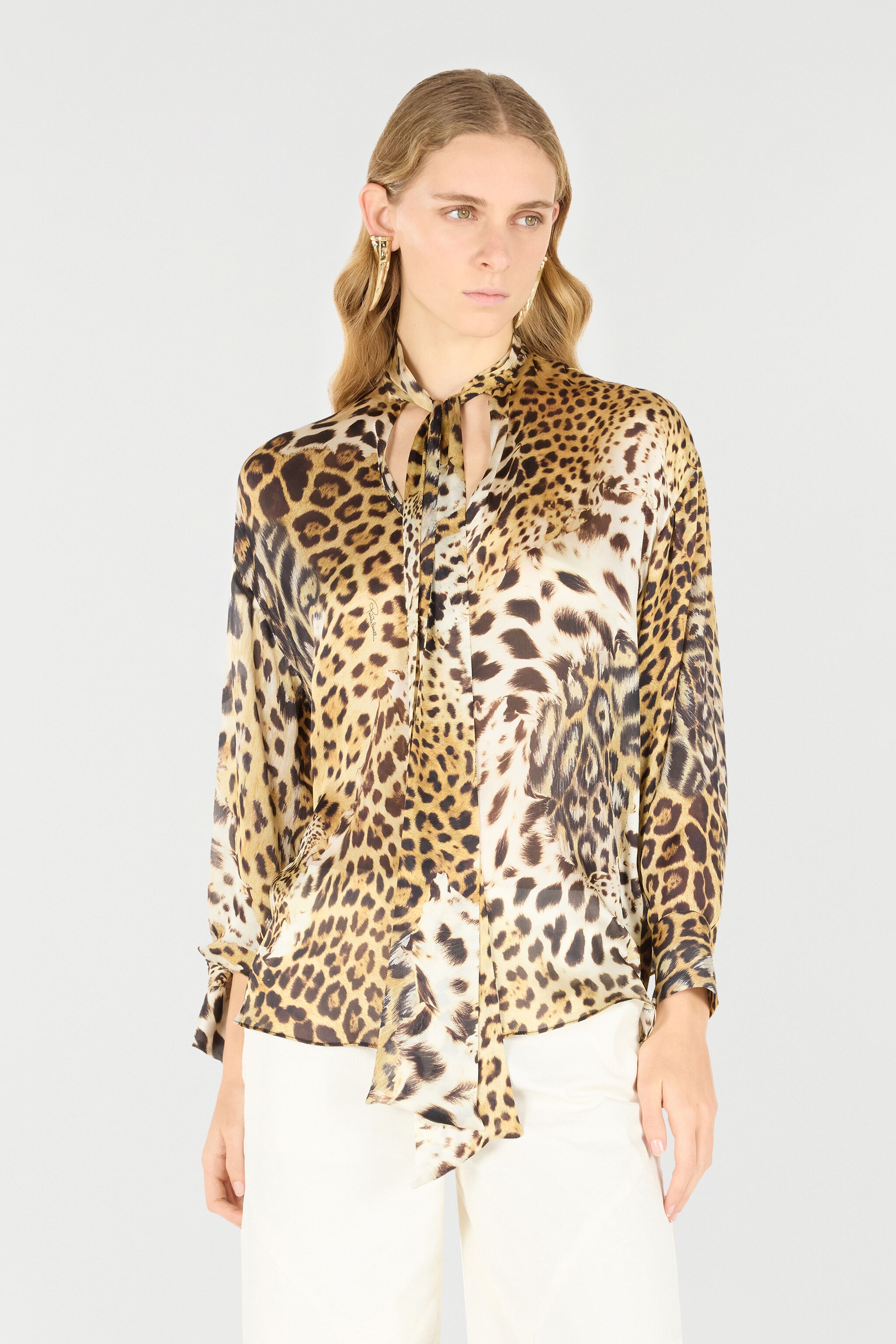 Shirt With Jaguar Skin Print - 3