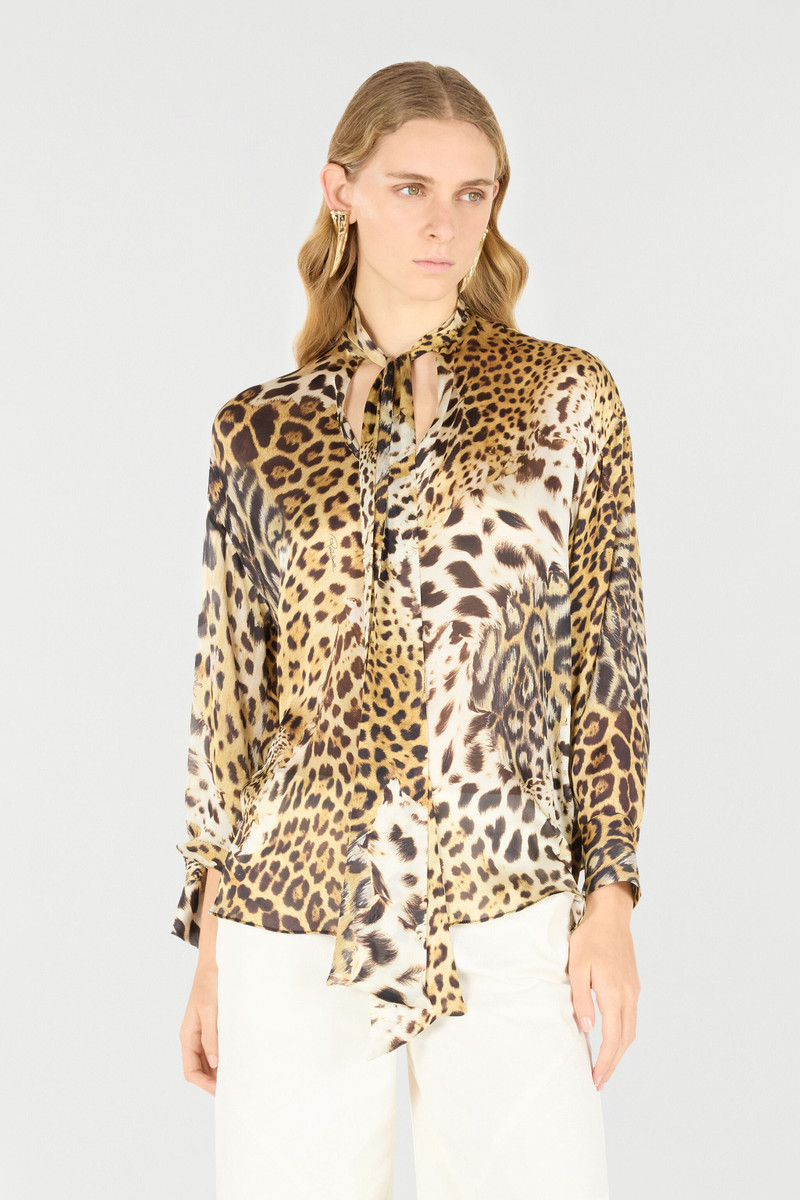 Shirt With Jaguar Skin Print 3