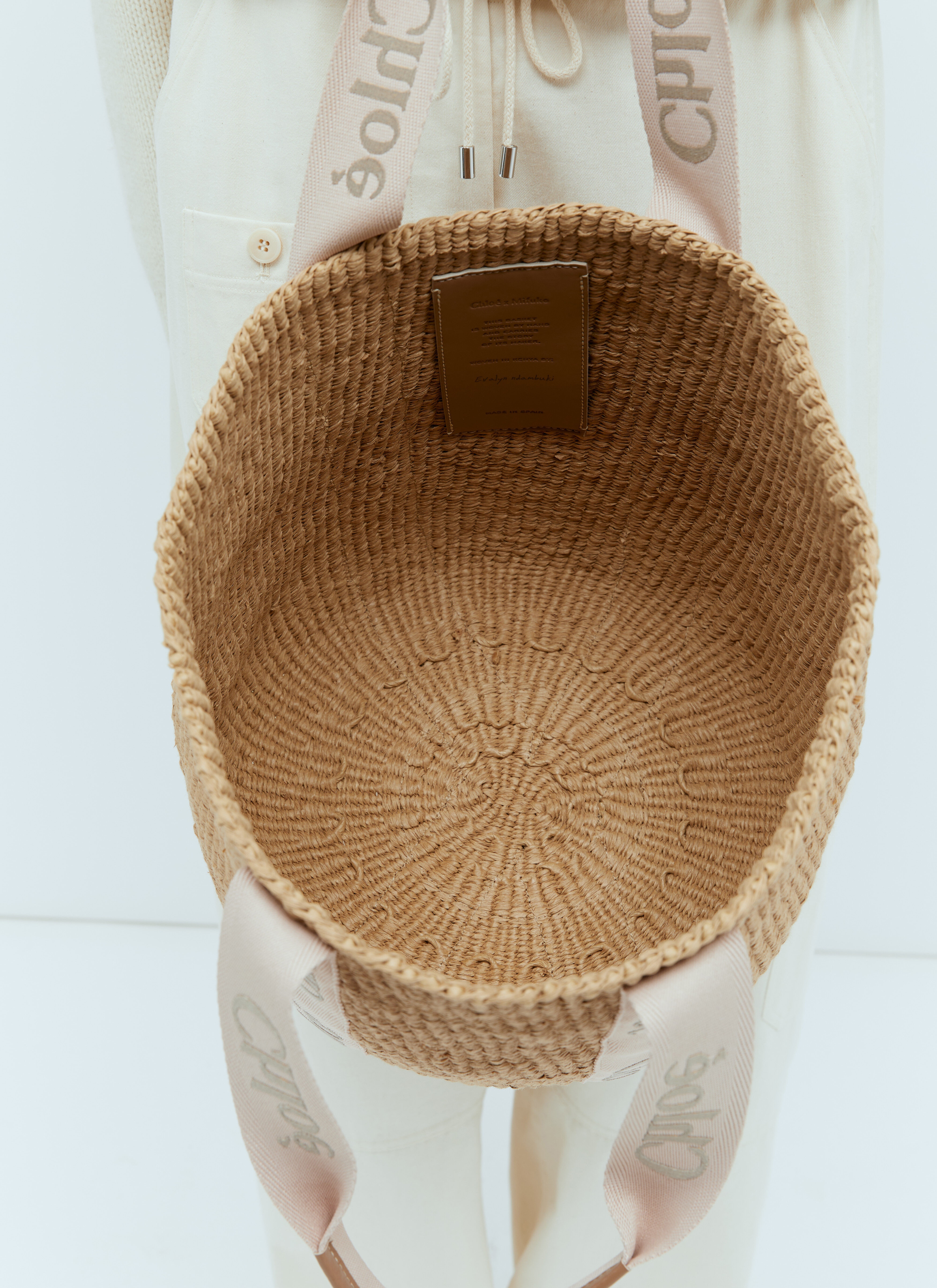 Chloé Large Woody Basket | lncc | REVERSIBLE