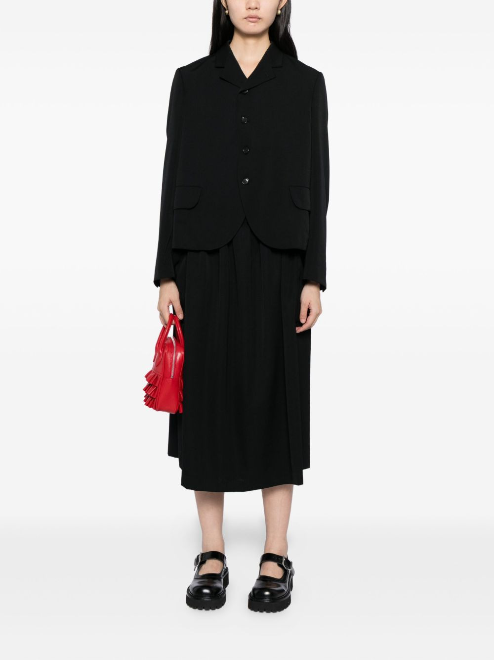 wool midi skirt - 2