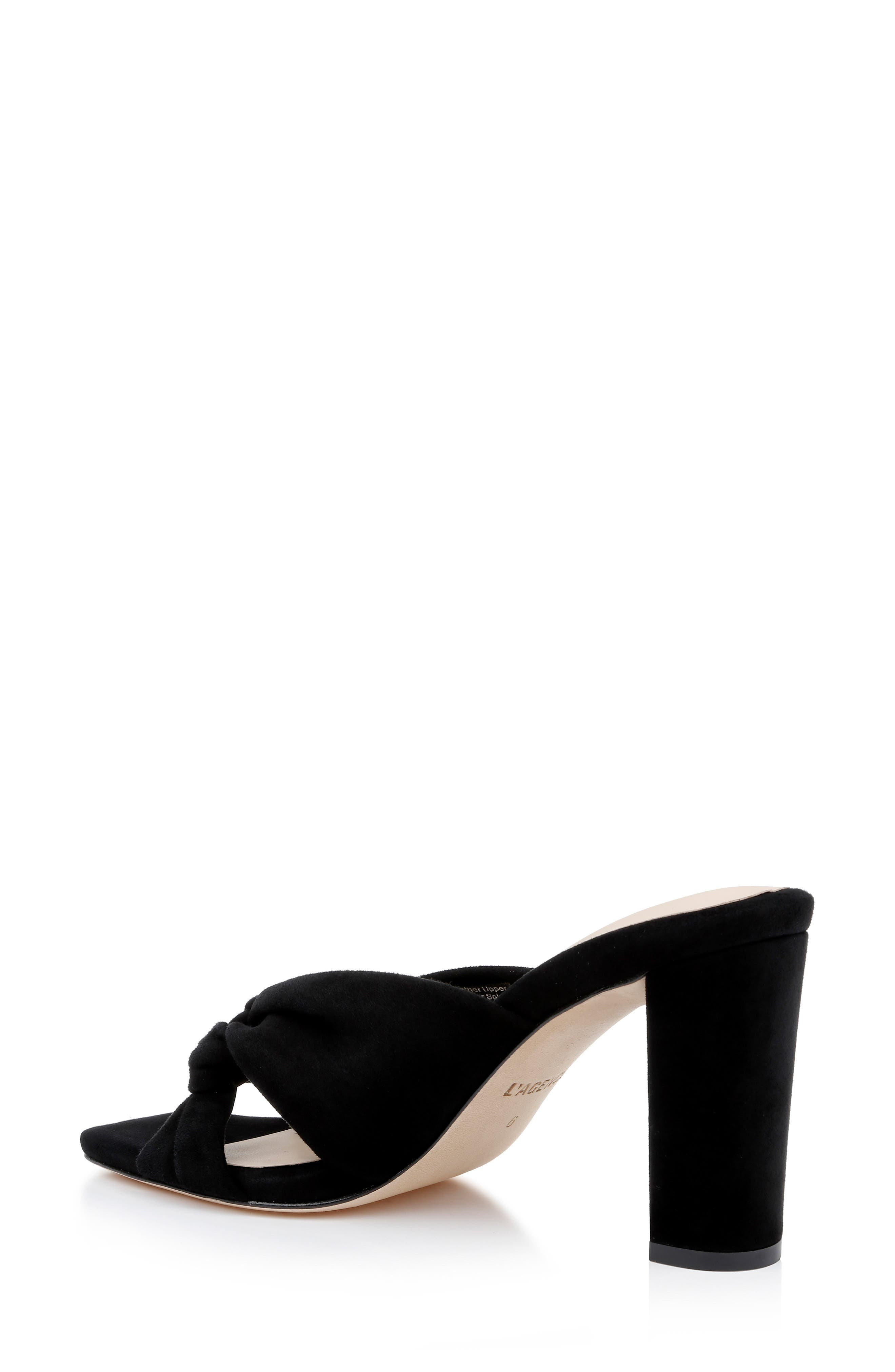 L'AGENCE Leonie Slide Sandal in Black Suede at Nordstrom - 2