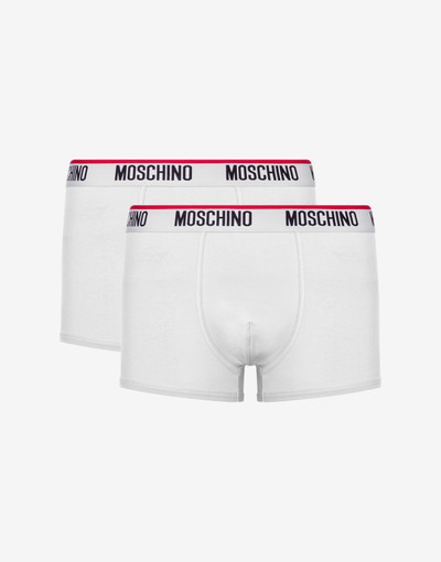 Moschino LOGO BAND SET OF 2 JERSEY STRETCH BOXERS outlook