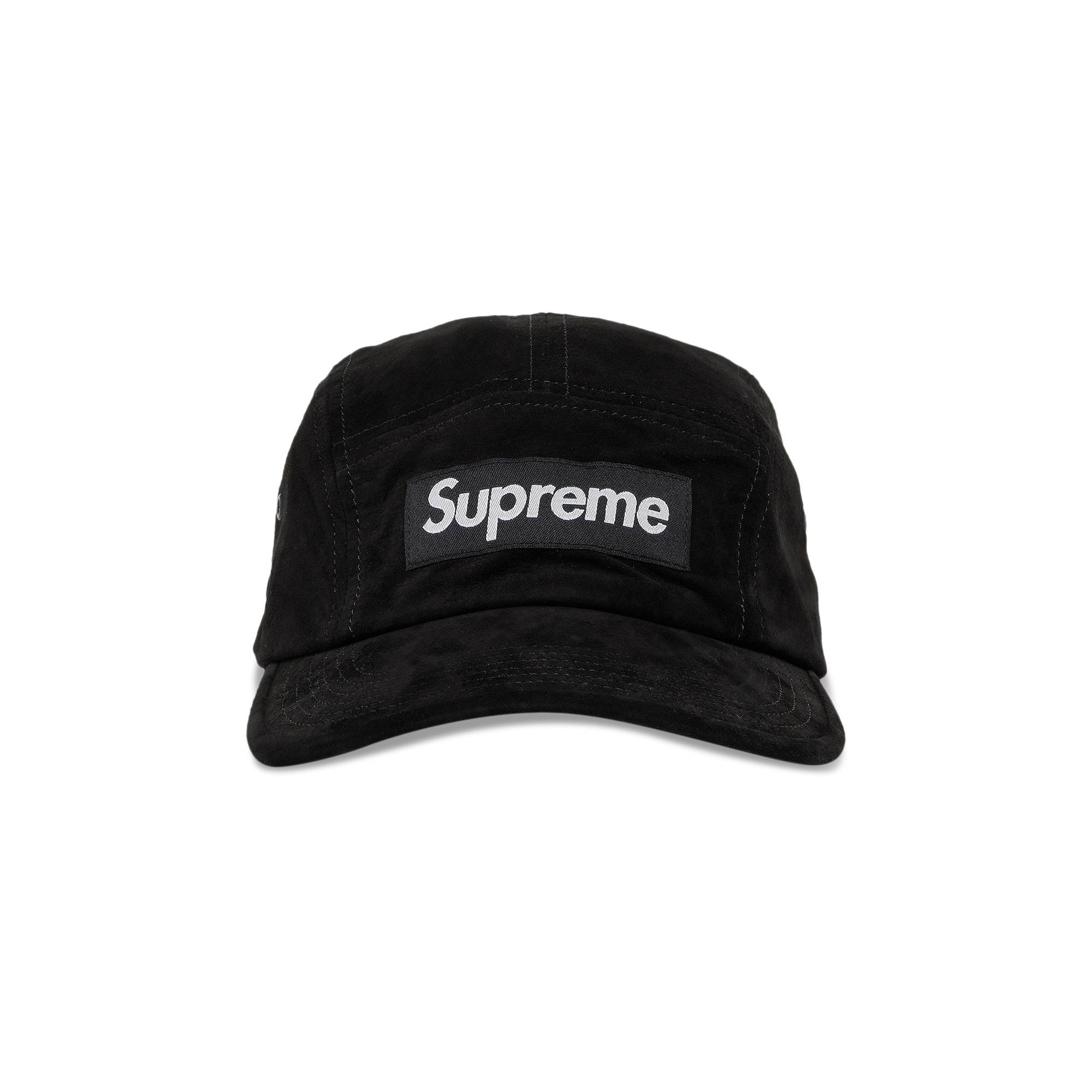 Supreme Suede Camp Cap 'Black' - 1