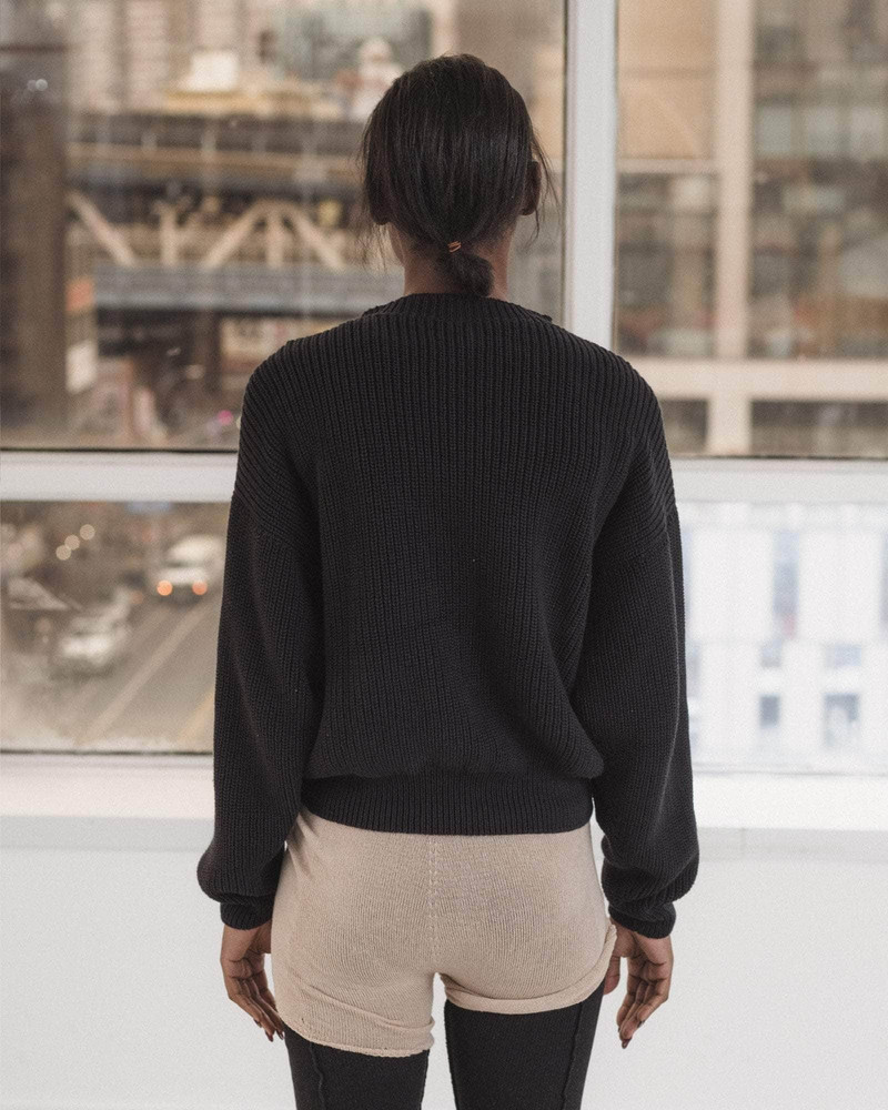 BASERANGE Mea Sweater - Organic Cotton Knit outlook