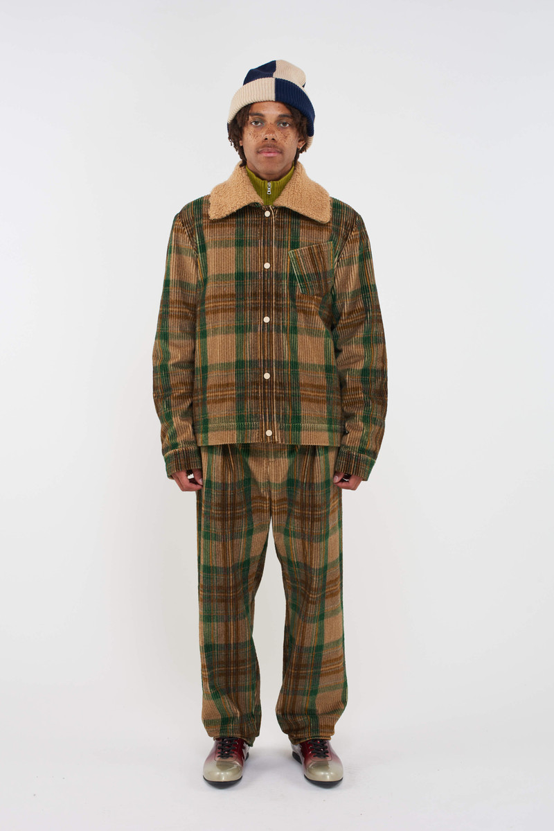 The Elder Statesman PLAID CORD JACKET outlook