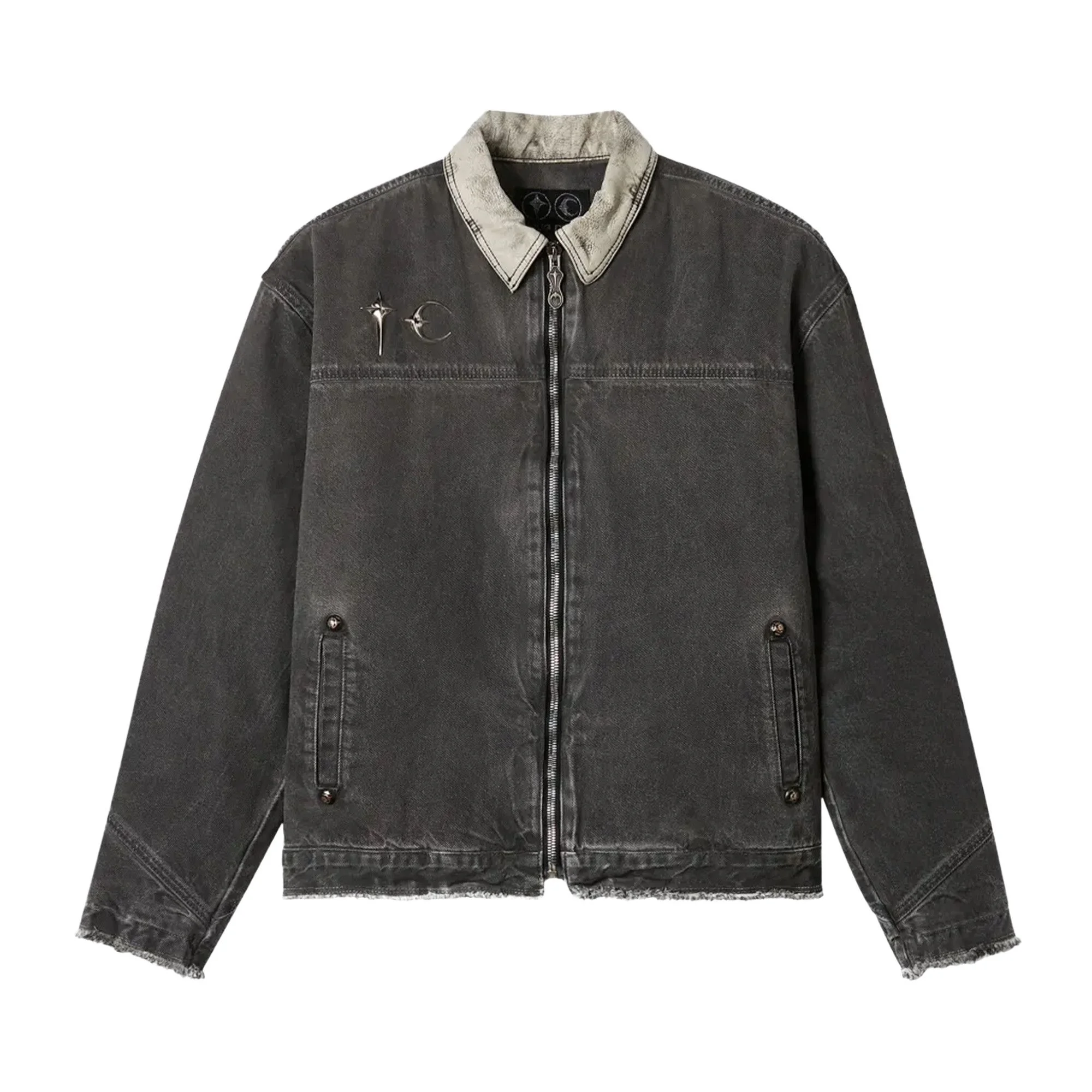 Thug Club TC Washed Work Jacket 'Charcoal' - 1