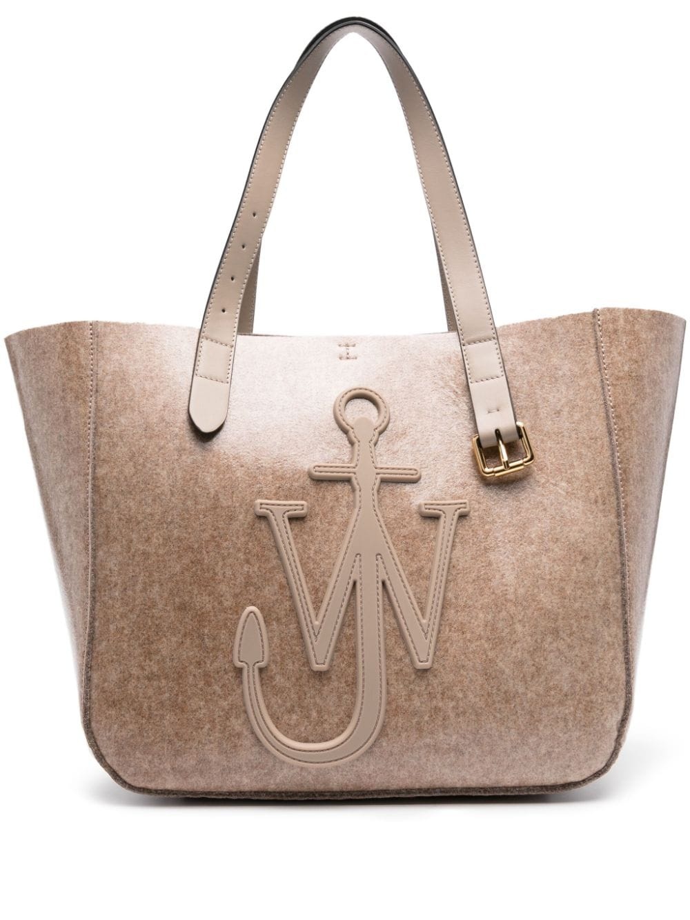 Belt Anchor-embroidered tote bag - 1