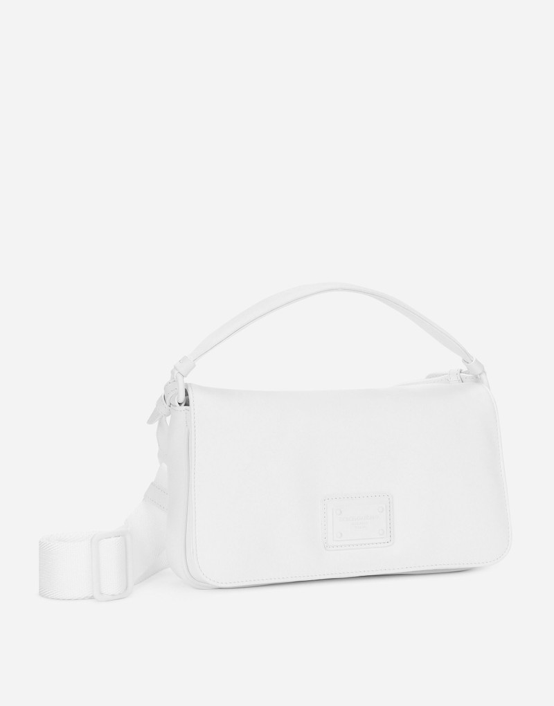 Dolce & Gabbana Faux leather crossbody bag BLANCO DOLCE&GABBANA outlook