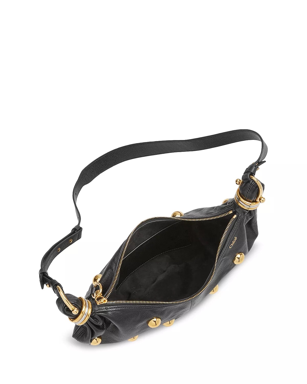 Small Bracelet Embellished Hobo Bag - 2