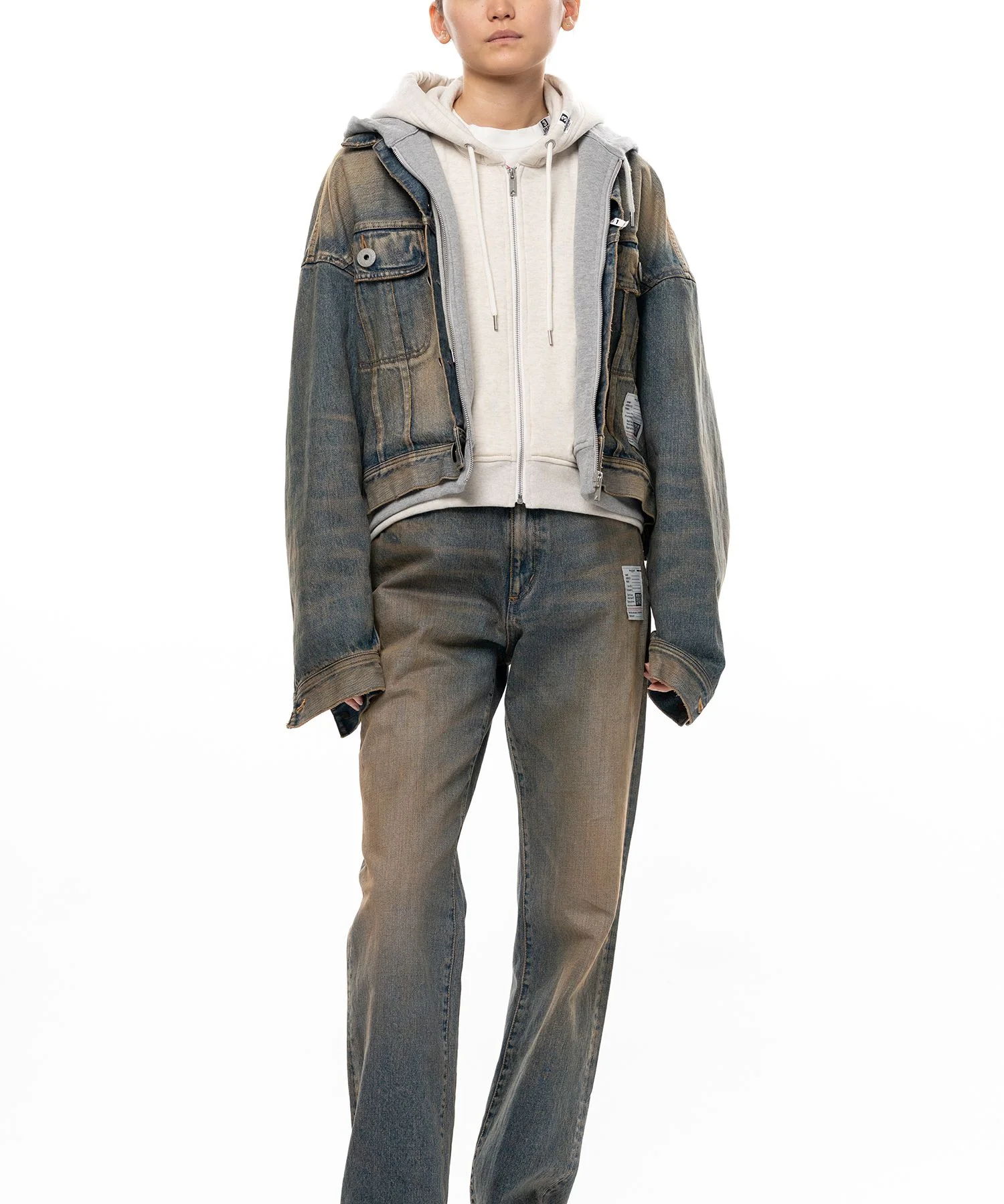 Triple Layered Denim Jacket - 1