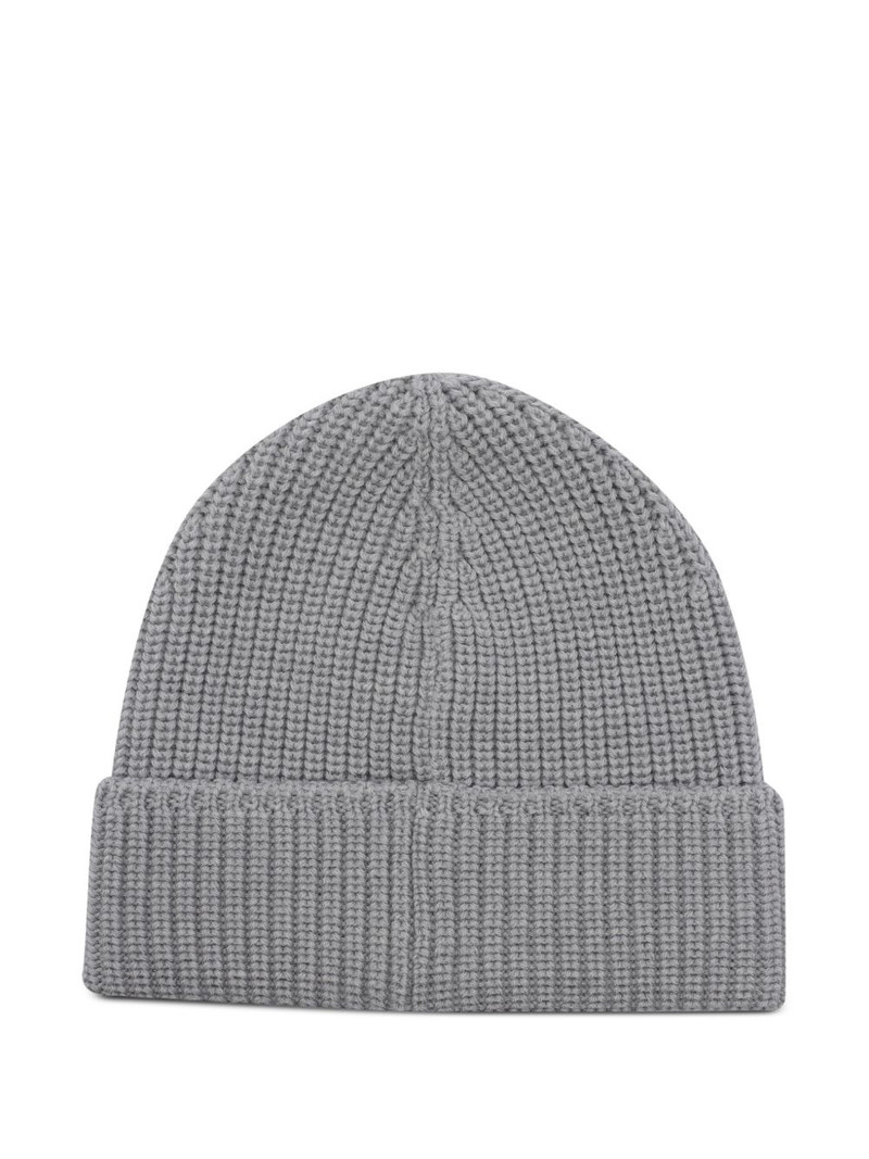 Canada Goose logo-patch ribbed beanie outlook