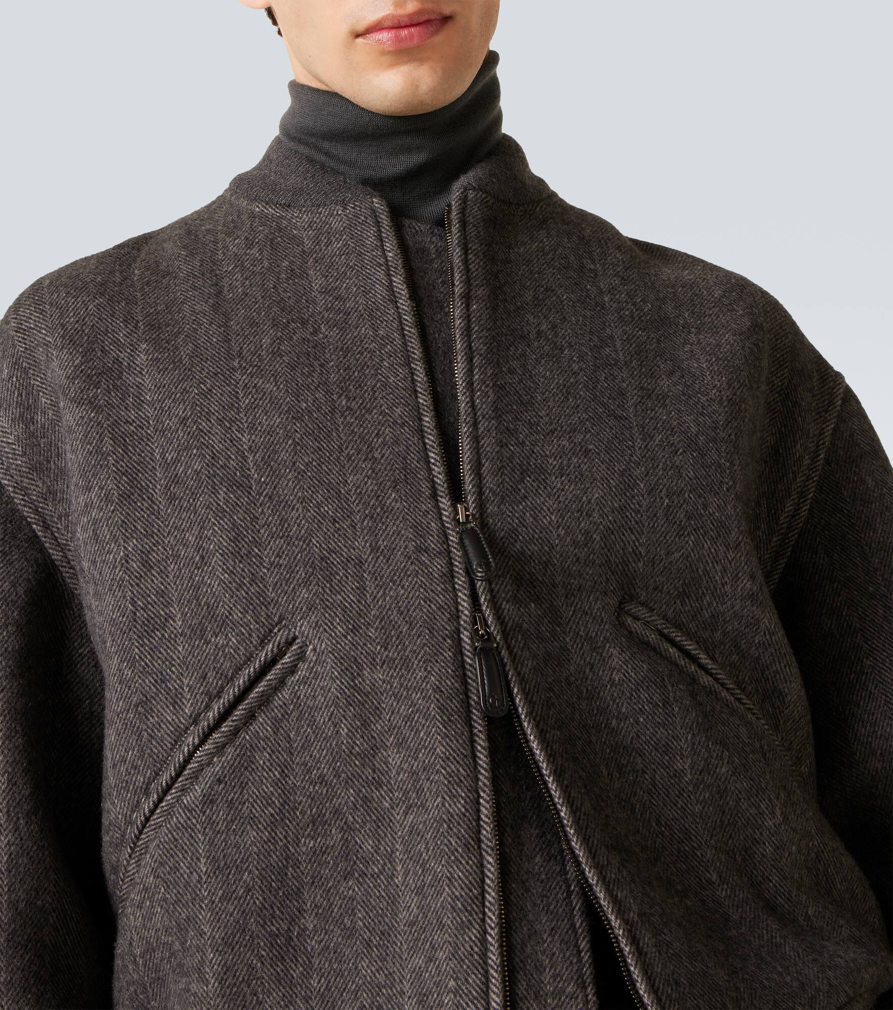 Cashmere bomber jacket - 6