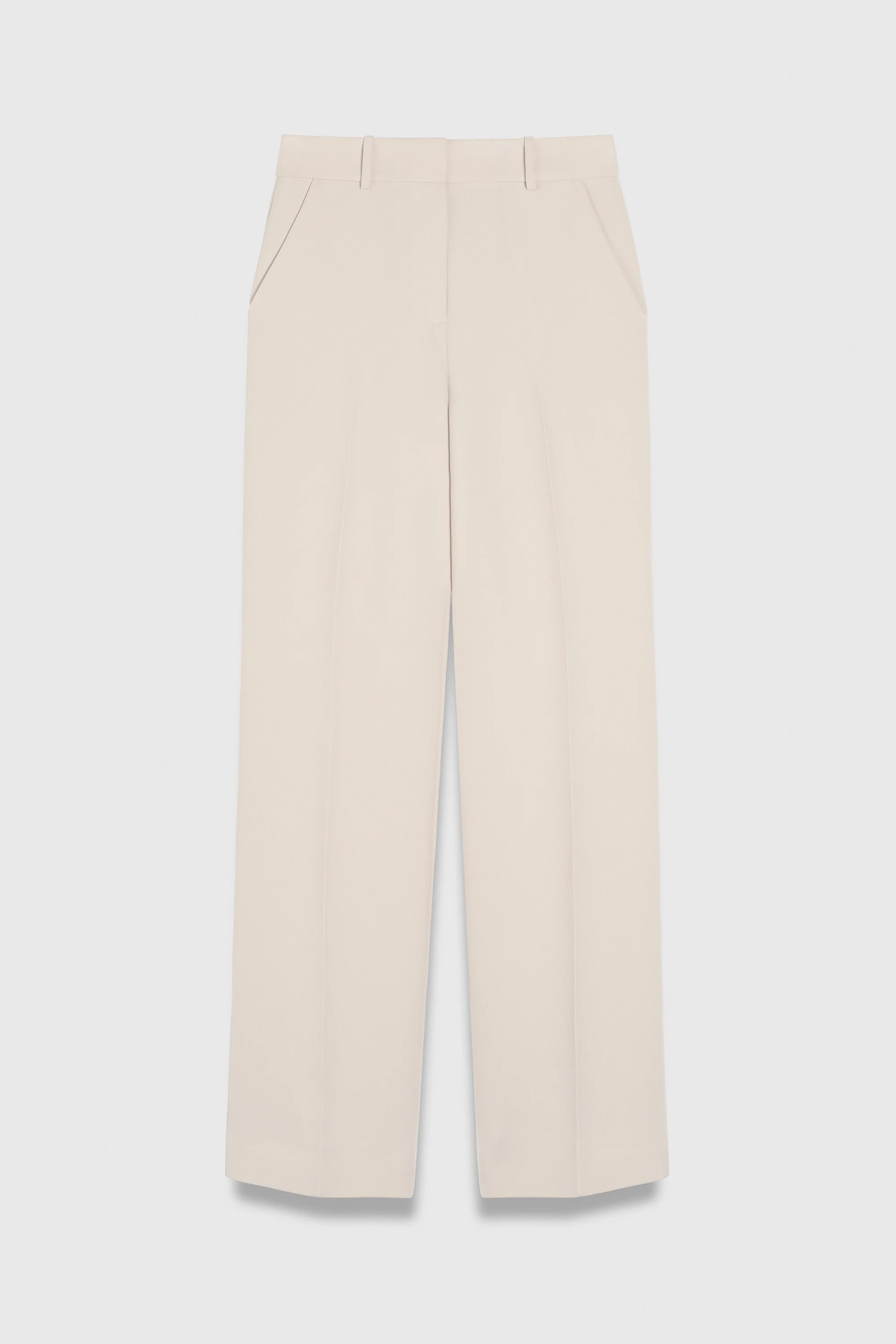 Clever Crepe Doppio Alzira Straight Flared Trousers - 1