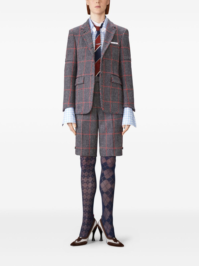 Thom Browne oversized-check hunting-tweed bermuda shorts outlook