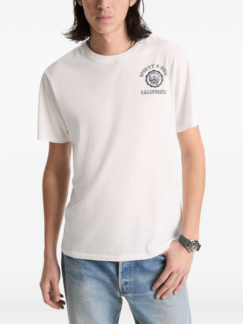Sporty & Rich logo-print T-shirt outlook